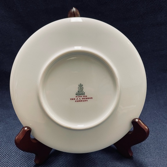 Heinrich H & Co Grey Luster Bread Plate 6 3/8” for the JL Hudson Co, 8 Avail - Picture 2 of 8